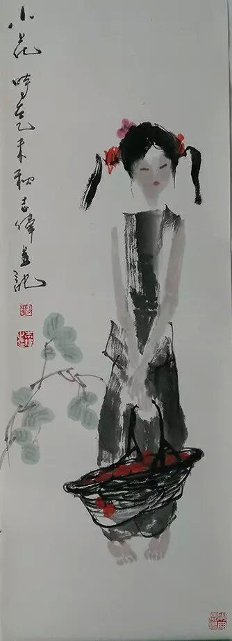 没骨人物画创作中,人的五官肢体形态稍有不慎则形成败笔,一张成功的