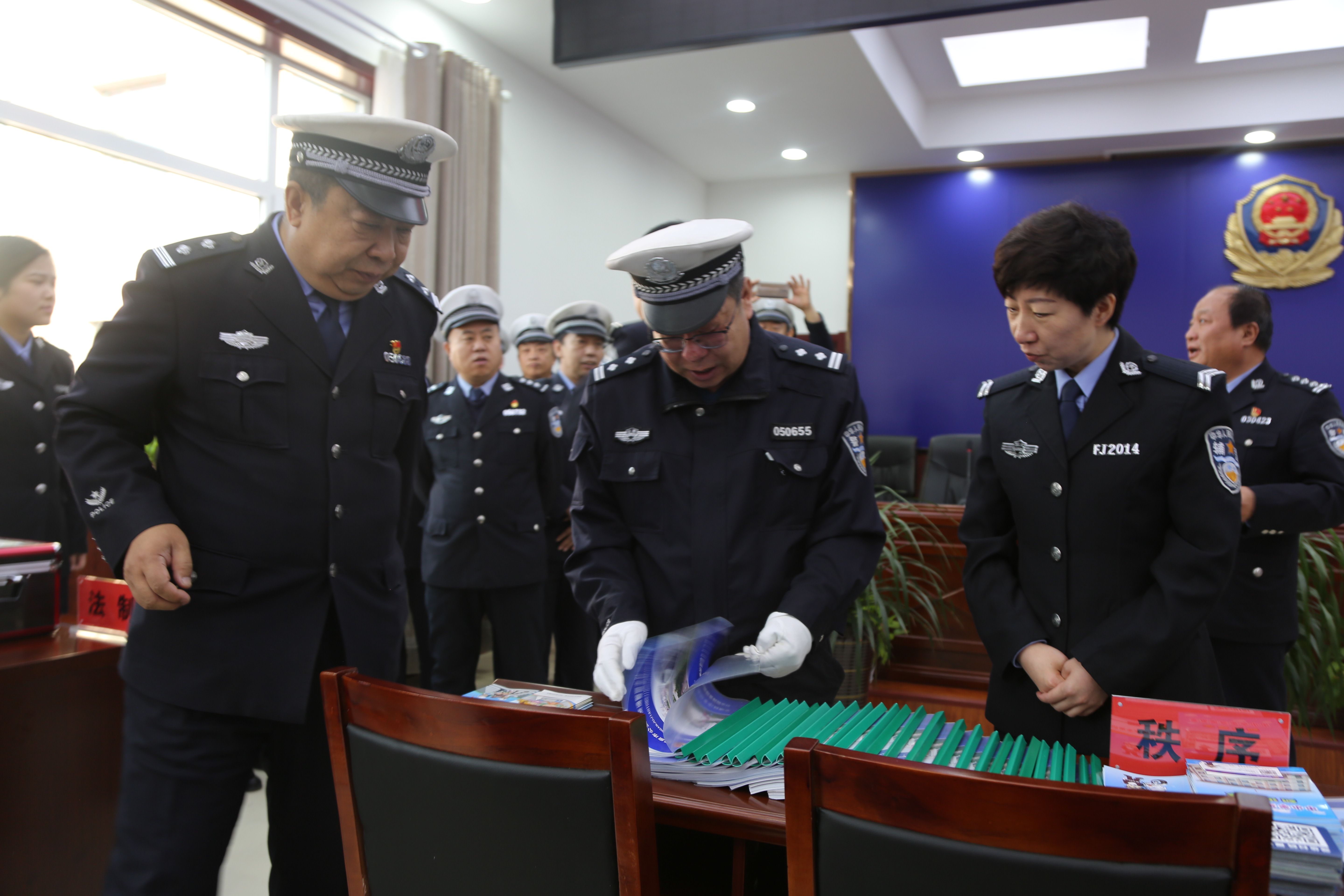 平鲁交警大队赴阳泉交警支队进行参观学习