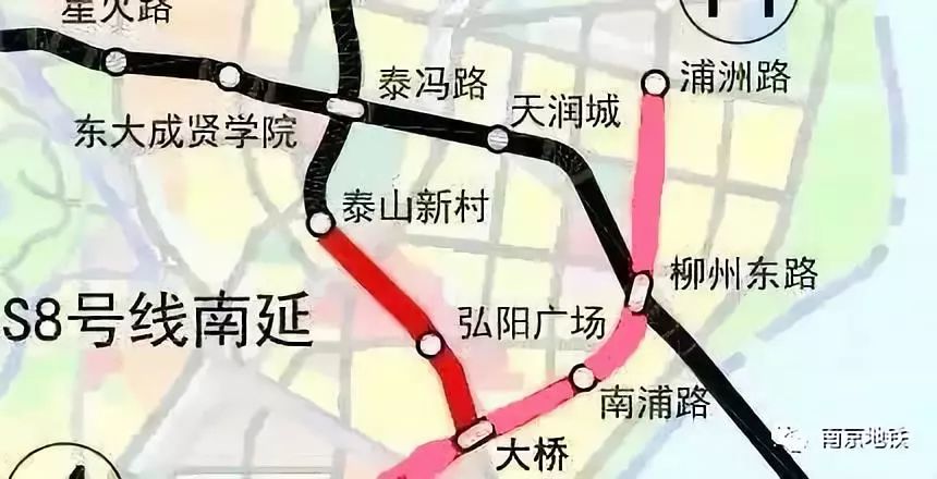 南京地铁s8号线路图片