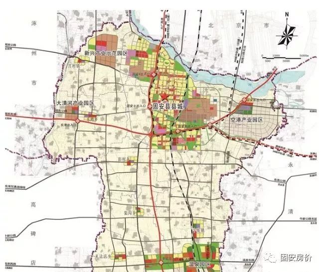 固安临空经济区规划图图片