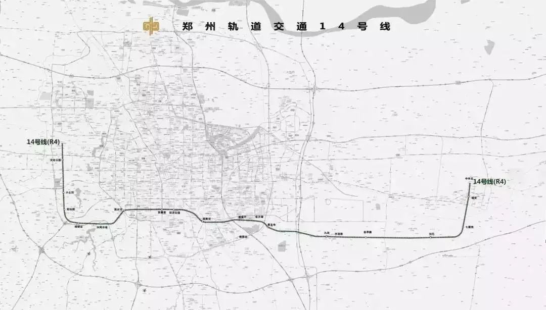 郑州地铁13号线将施工图片