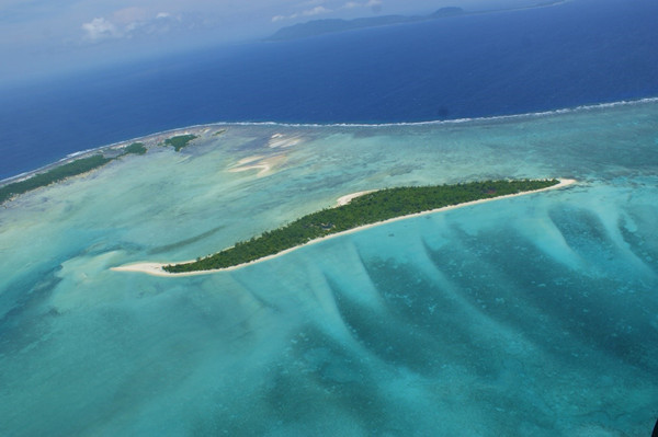 南太平洋私人海岛群在中国互联网拍卖 拥有珍贵罕见大面积浅海泻湖