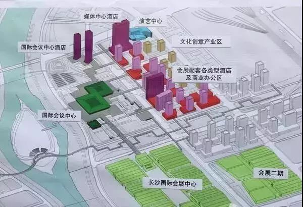 長沙2035遠景規劃高鐵會展板塊打造長沙東南新門戶