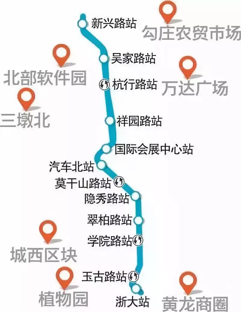 杭州十号线地铁线路图图片