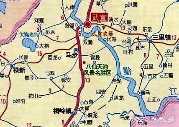 武宣县乡镇地图图片