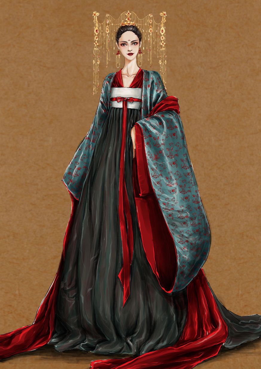 中式婚礼礼服(设计