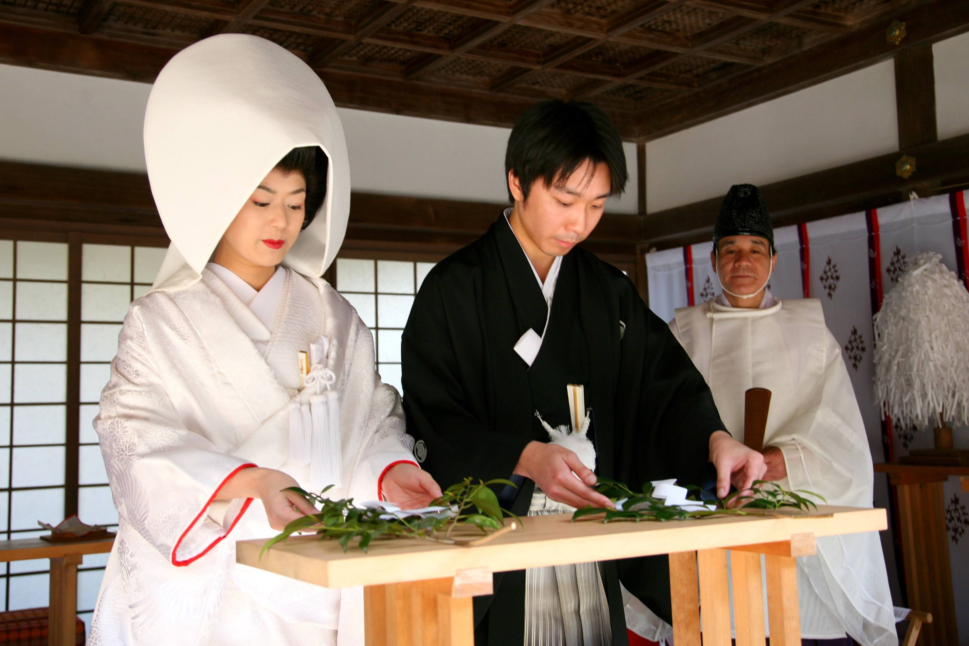 别具一格的日本传统婚礼