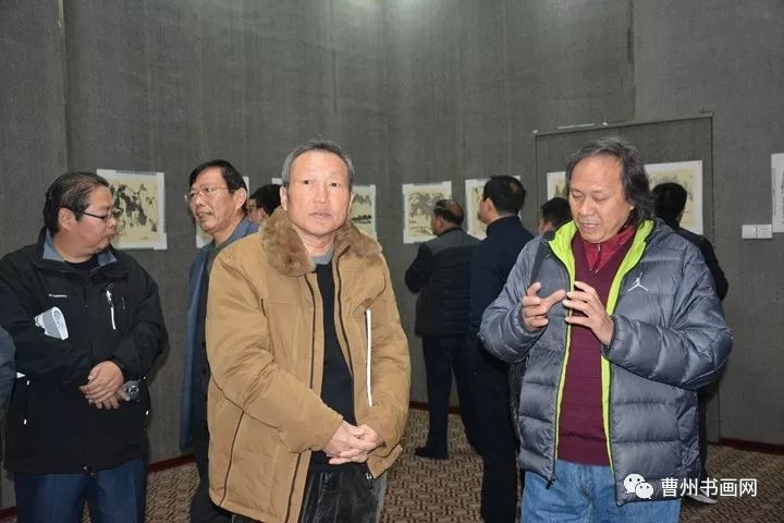 诗文之余康泽祥杜克鲁书画展举行