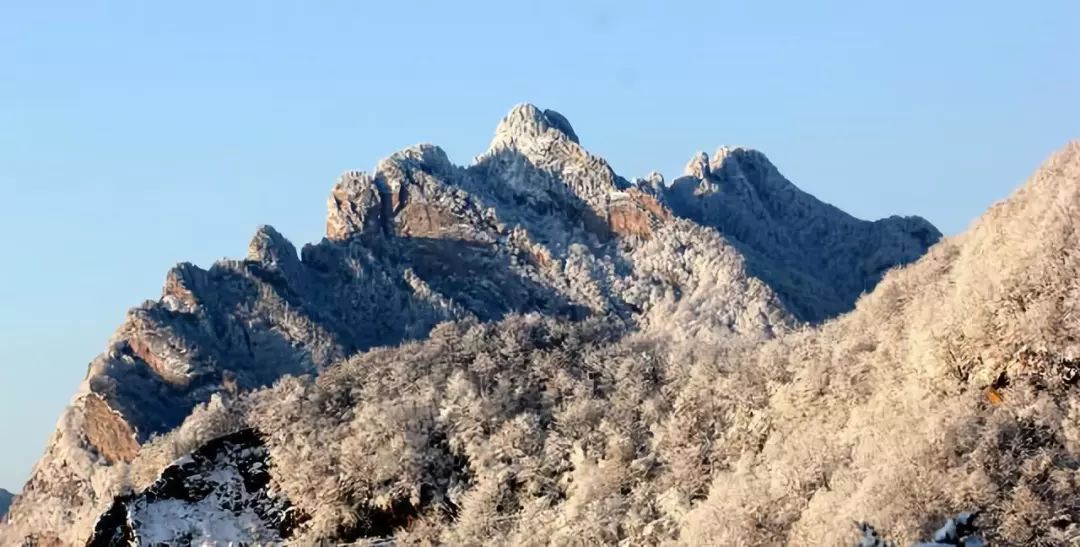 有人间仙境之称洛阳白云山下雪了有多美