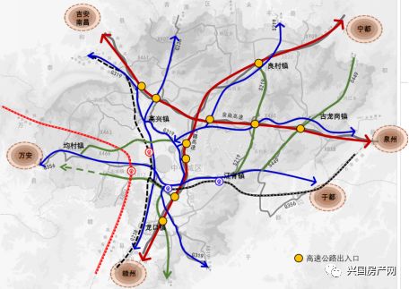 桂东至兴国高速线路图图片