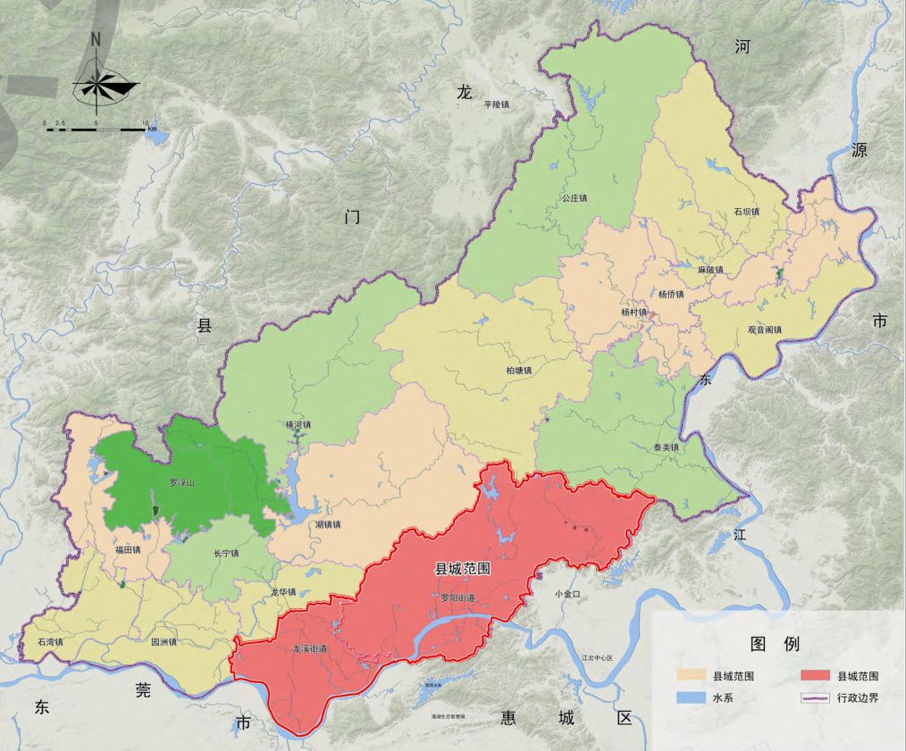 博罗县各镇地图图片