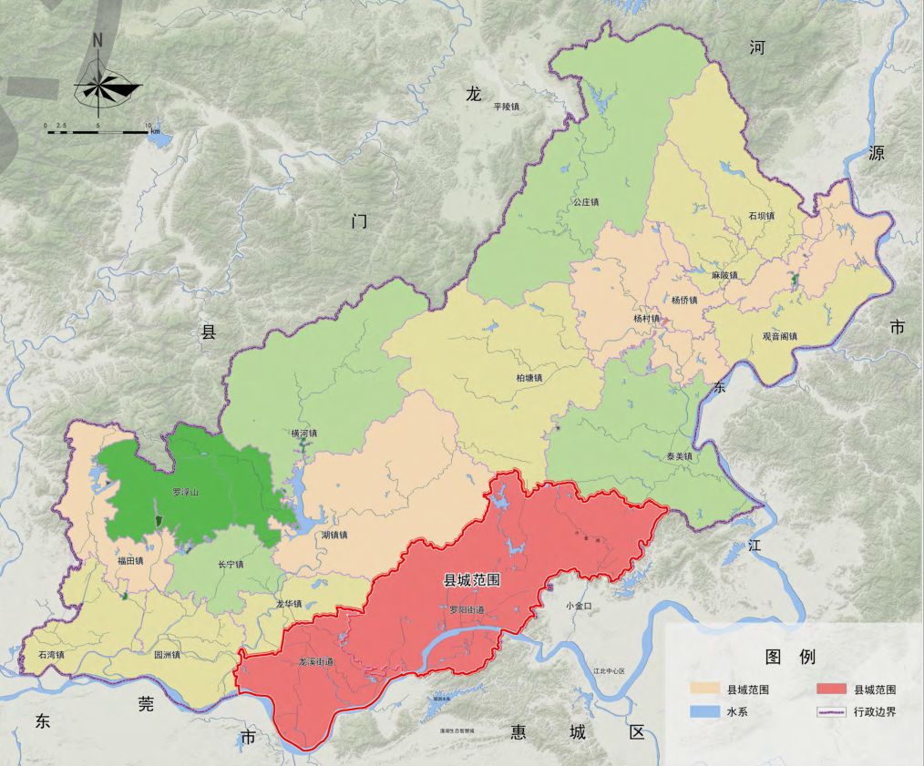 东莞与博罗交界地图图片