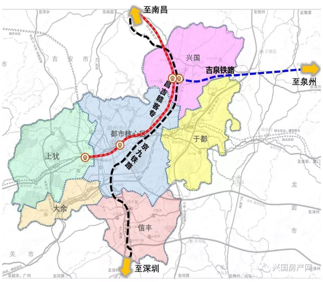 兴国县高速公路规划图片