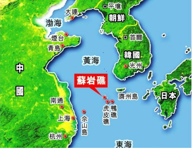 韩国海域地图图片