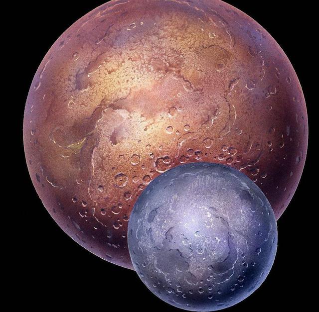 曾经的第九大行星冥王星,个头还没有月亮大,水量却比地球还多