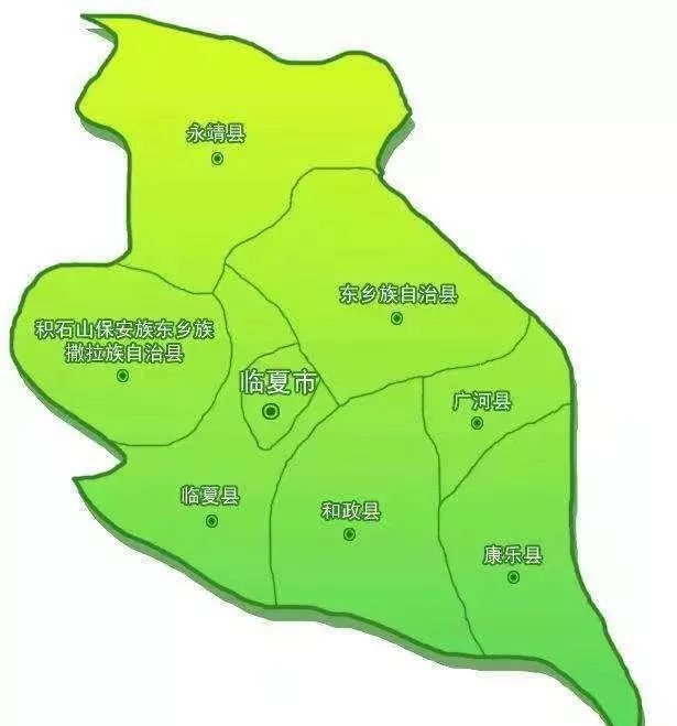 甘肃省临夏回族州康乐县附城镇地图(地图)
