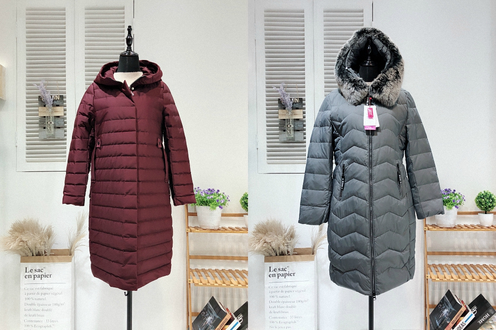 雪貂牌羽绒服图片