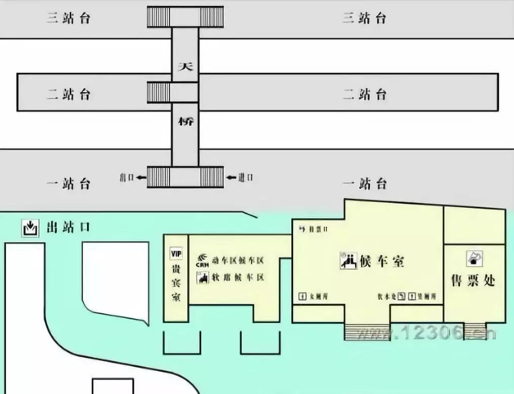 天津站平面图图片