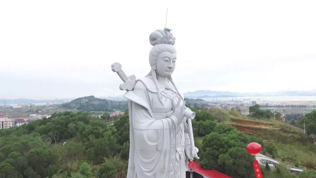 陈靖姑石雕像告竣大会在莆田举行,促进海峡两岸同胞友好交流