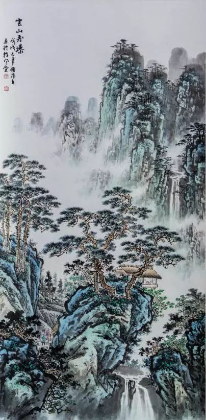 顾荣元山水画价格图片