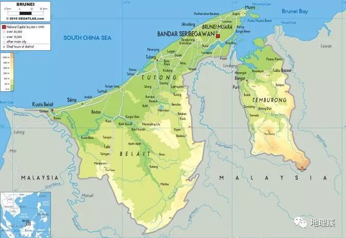 文莱帝国地图图片