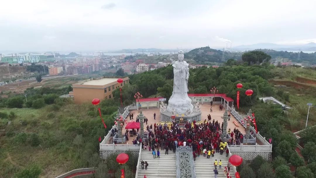 陈靖姑石雕像告竣大会在莆田举行,促进海峡两岸同胞友好交流
