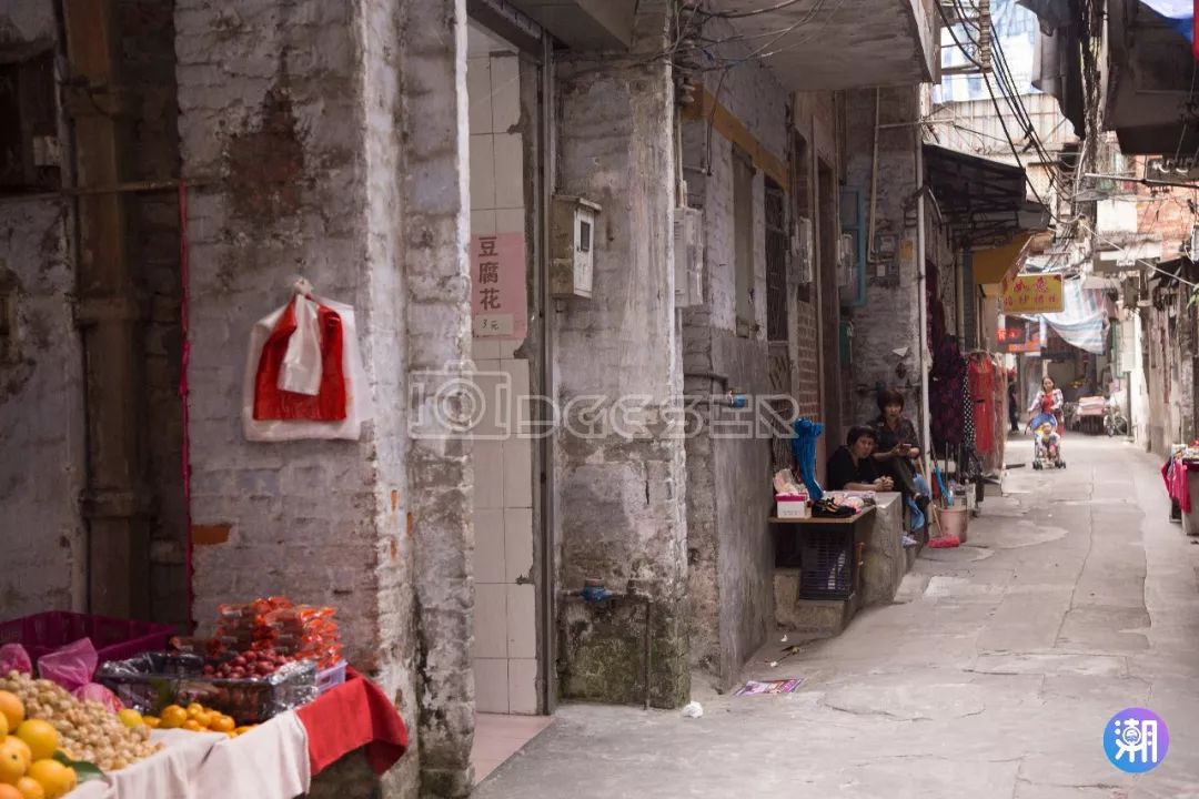 企石东山市场小巷子图片