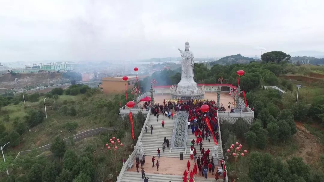 陈靖姑石雕像告竣大会在莆田举行,促进海峡两岸同胞友好交流