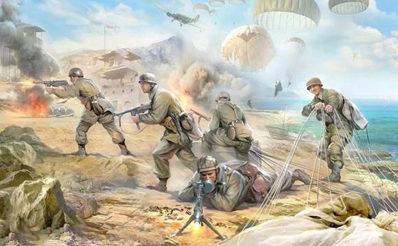 克里特岛战役损失惨重的德国伞兵惊世之战