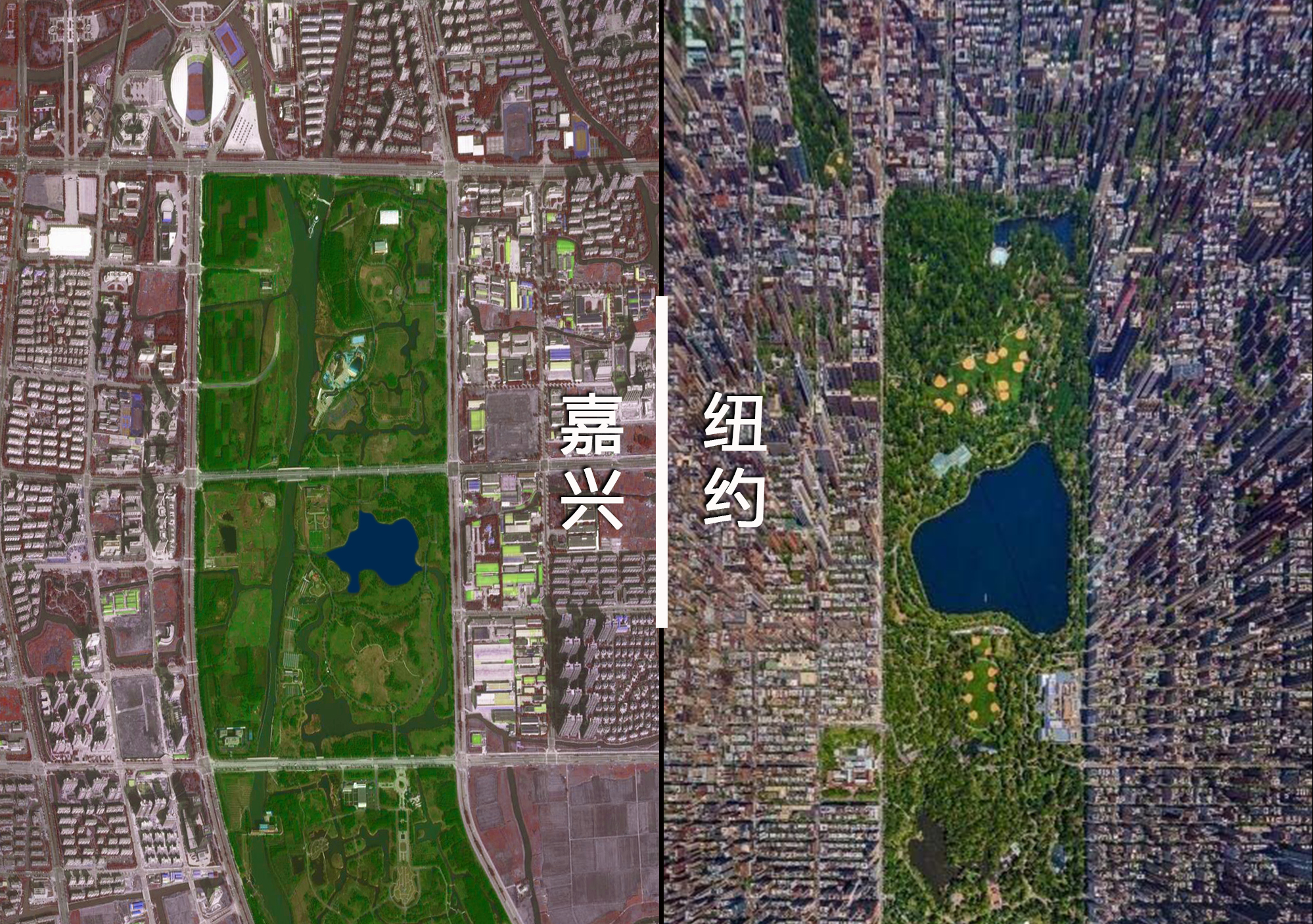 嘉兴中央公园地图图片
