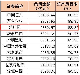 2017年國內房企資產負債率 來源:網絡附:2018年7月海南房價地圖