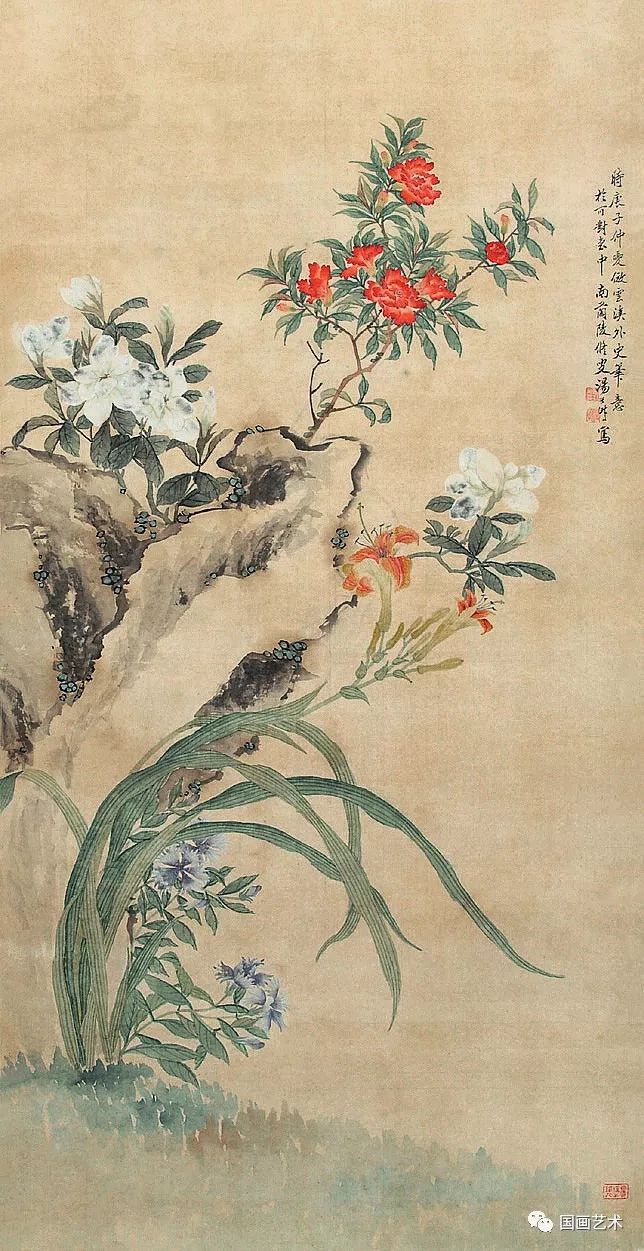 汤世澍花鸟画图片