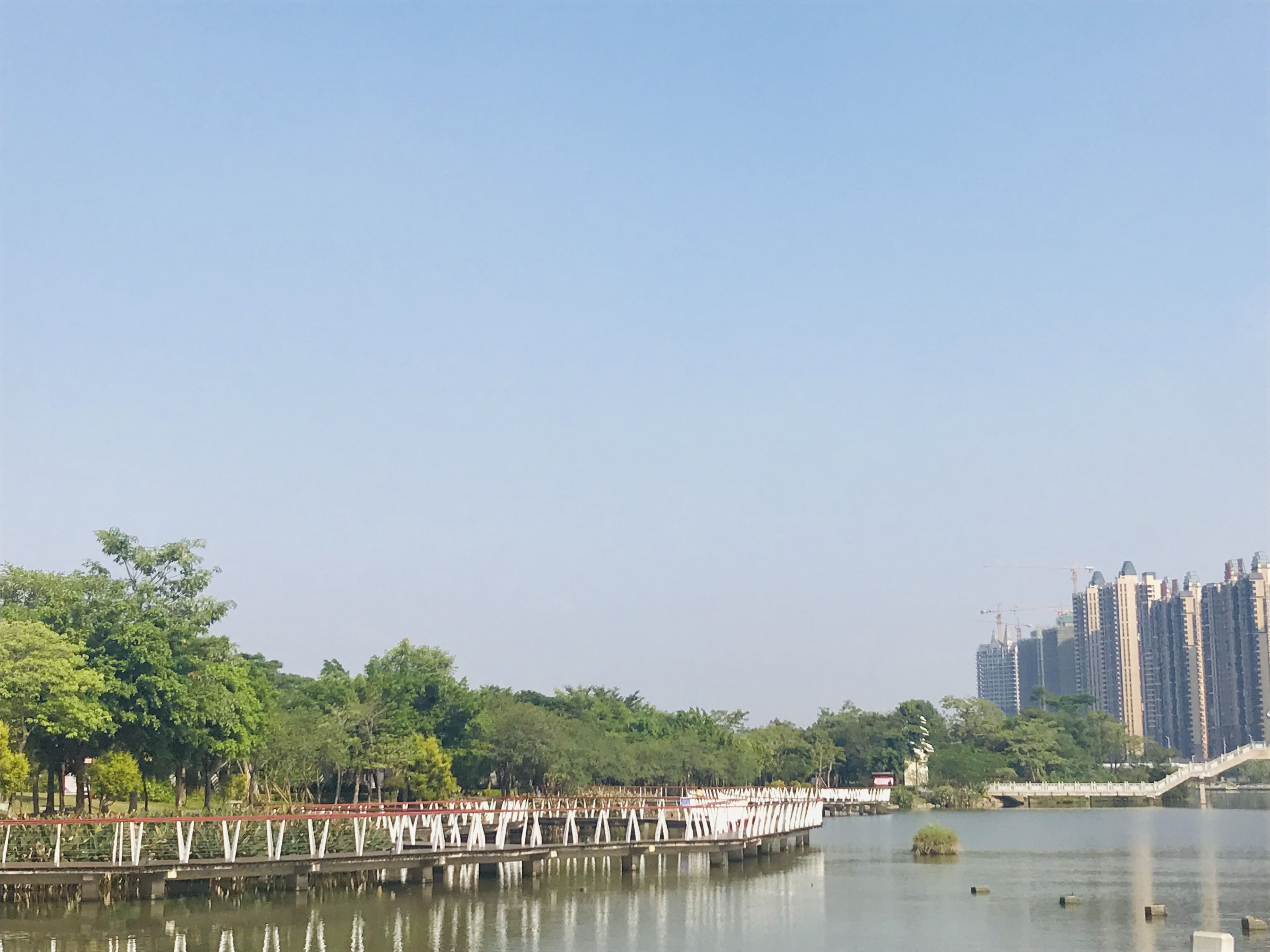 1/5惠州市惠城区金山湖公园,一个滨水景观为主的开放式公园,规划总