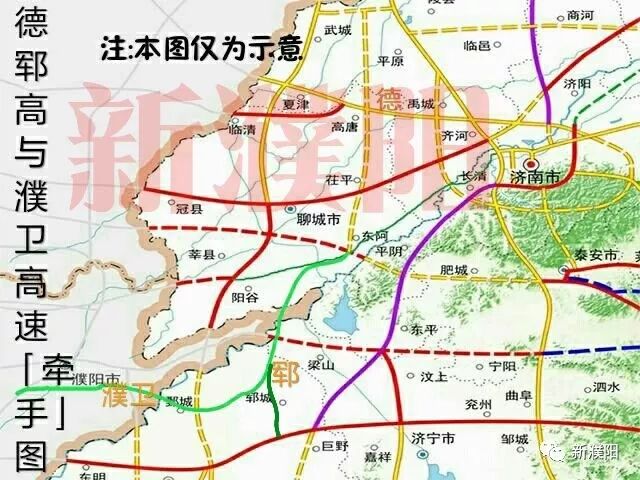 由于我市已谋划濮阳(台前)至东阿高速公路,因此有热心市民建议修建范