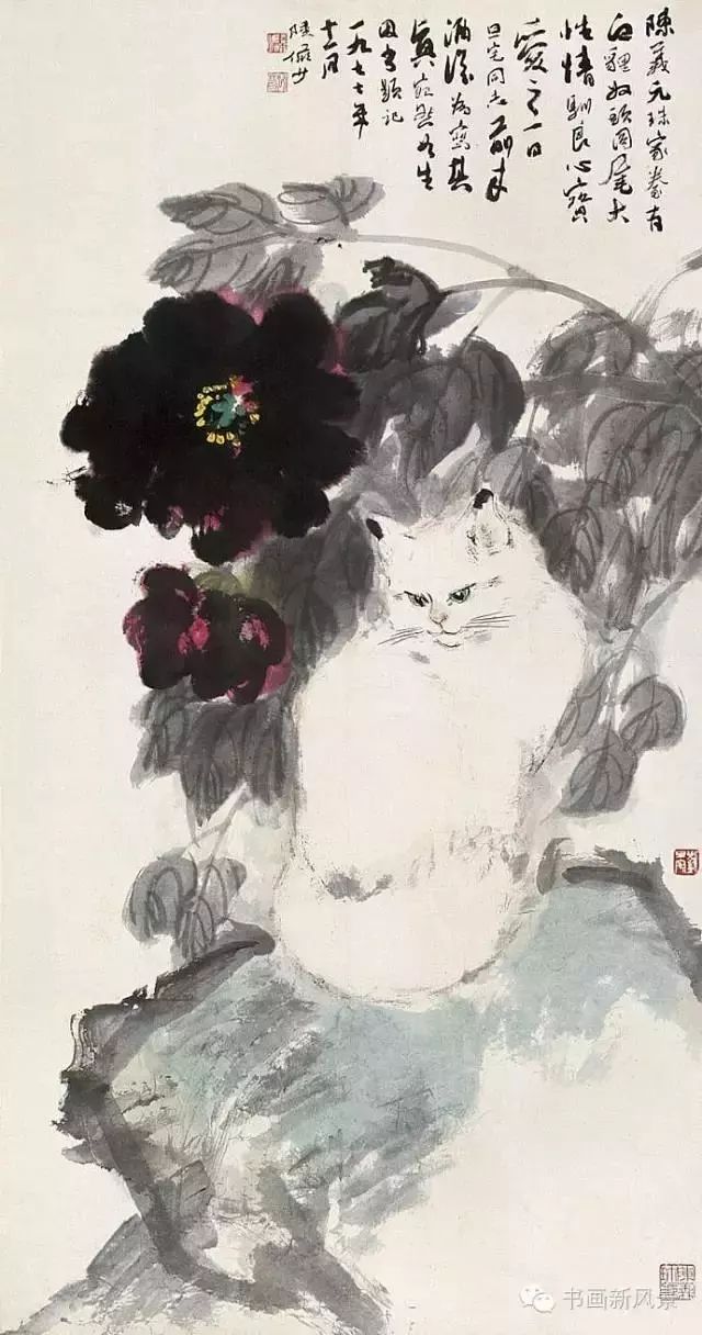 看看大师刘旦宅画的小猫咪