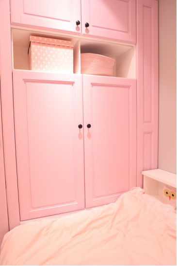 实用又可爱的粉色系儿童房,送给你亲爱的小公主