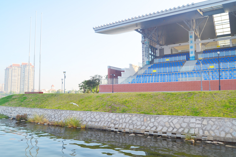 一路骑行厦门最美线路从海上自行车道到集美龙舟池