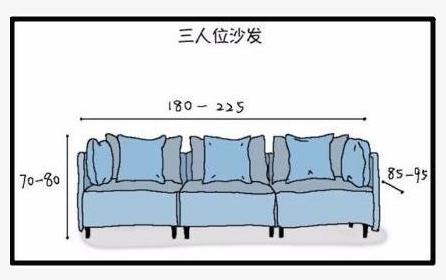 客厅的单人沙发,坐垫宽度最少要有48厘米,深度在55厘米左右会比较舒