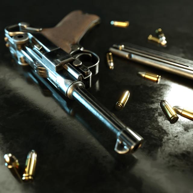 鲁格p08卡宾枪型图片