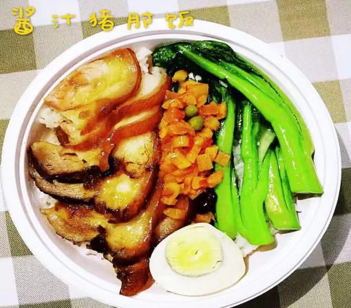 白斬雞拼燒腸飯26元/份燒鴨腿飯26元/份燒鴨拼燒腸飯28元/份豉油雞拼