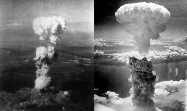 日本广岛核弹图片