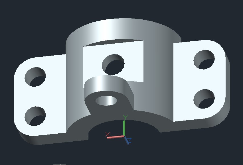 autocad2019三維建模視頻教程