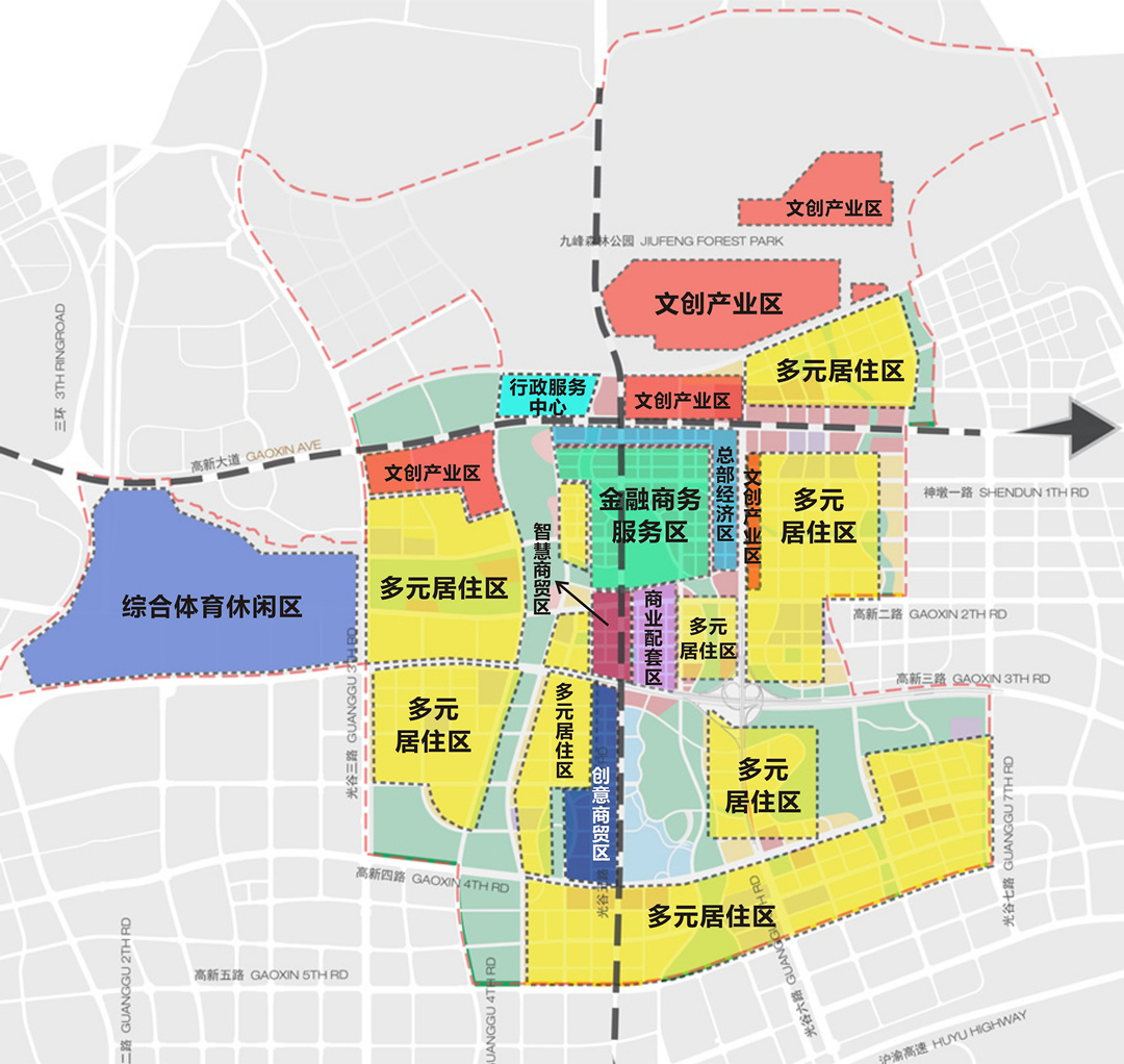武汉光谷东规划图2020图片
