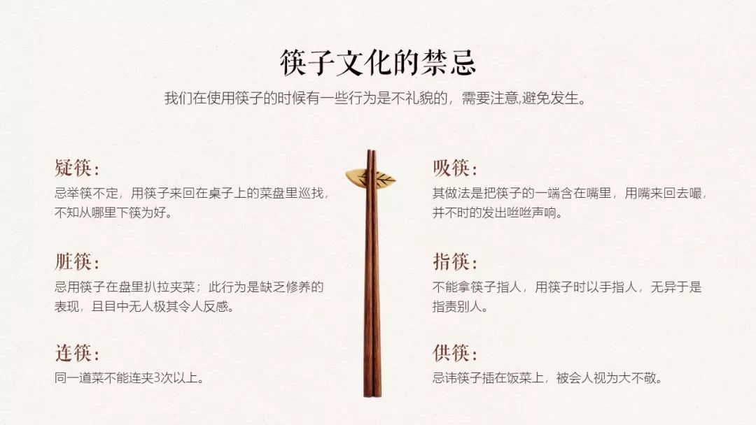 你真的了解中国的筷子吗?好好看看这份ppt吧!