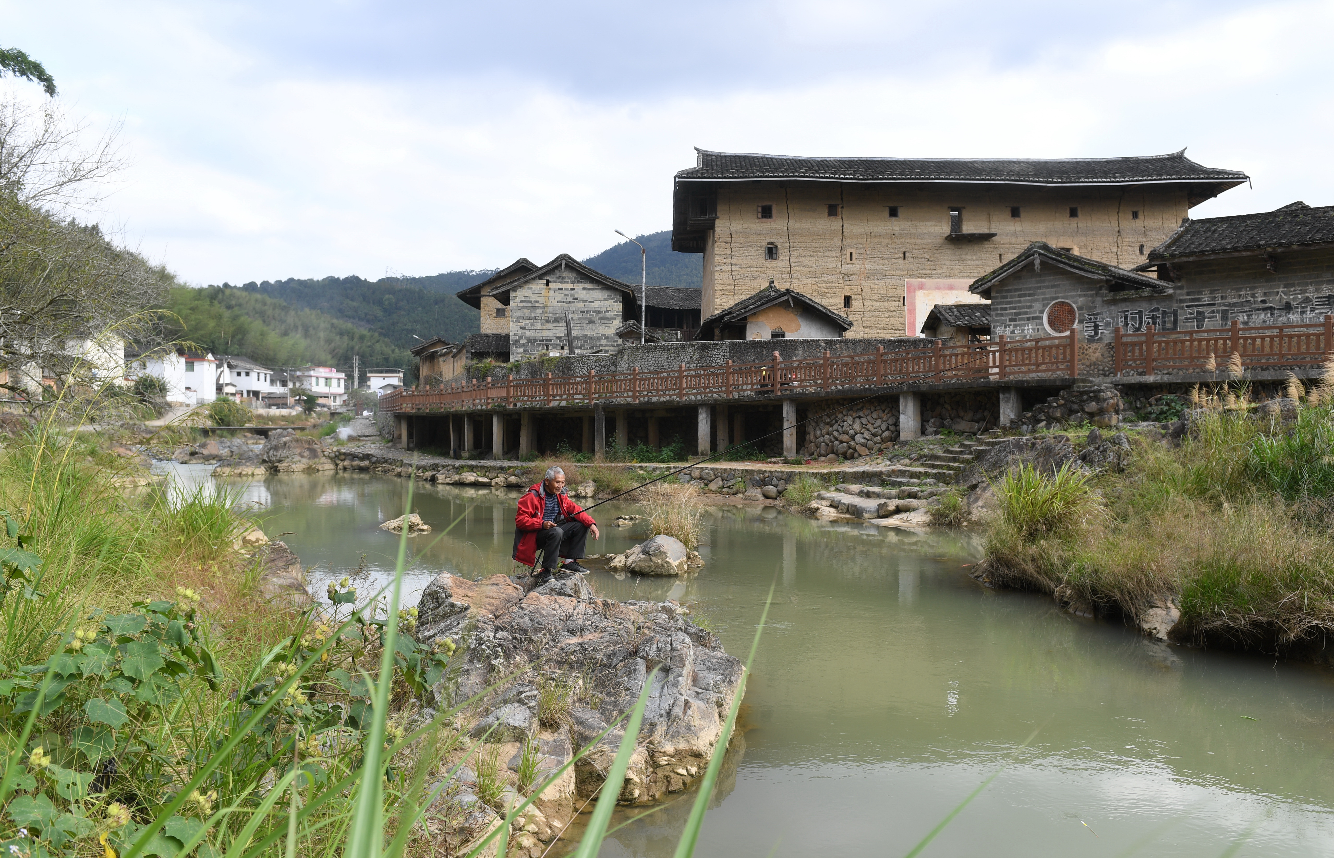 中国景观村落—梅林村,又名梅林古镇,位于福建省漳州市南靖县梅林