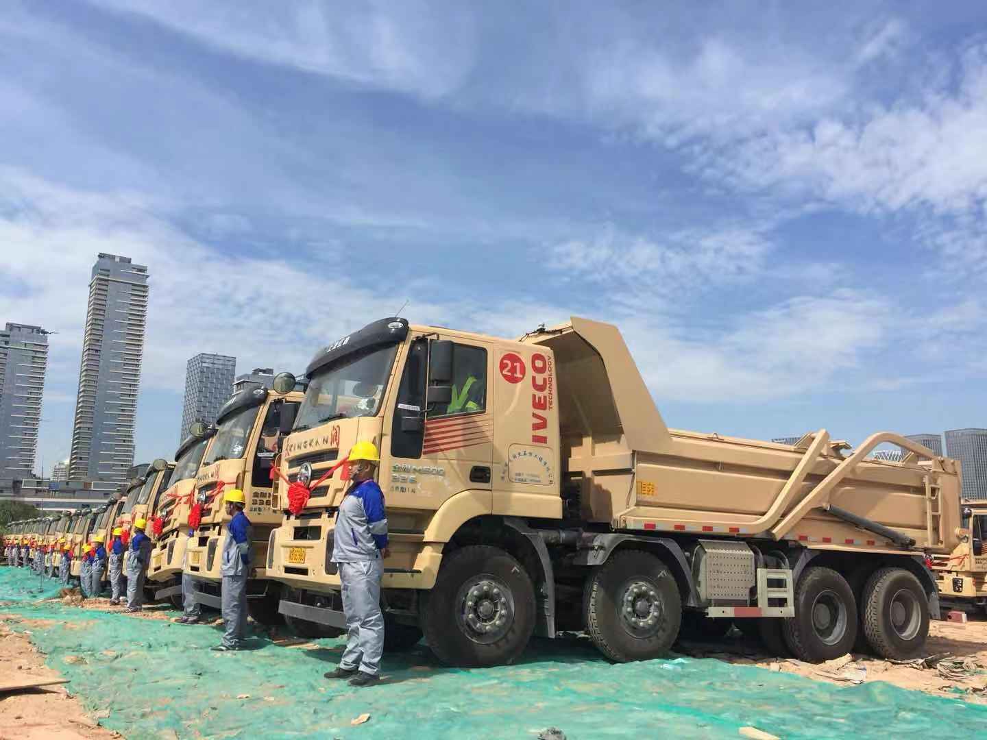 紅巖智能渣土車助力深圳藍建設守衛碧水藍天