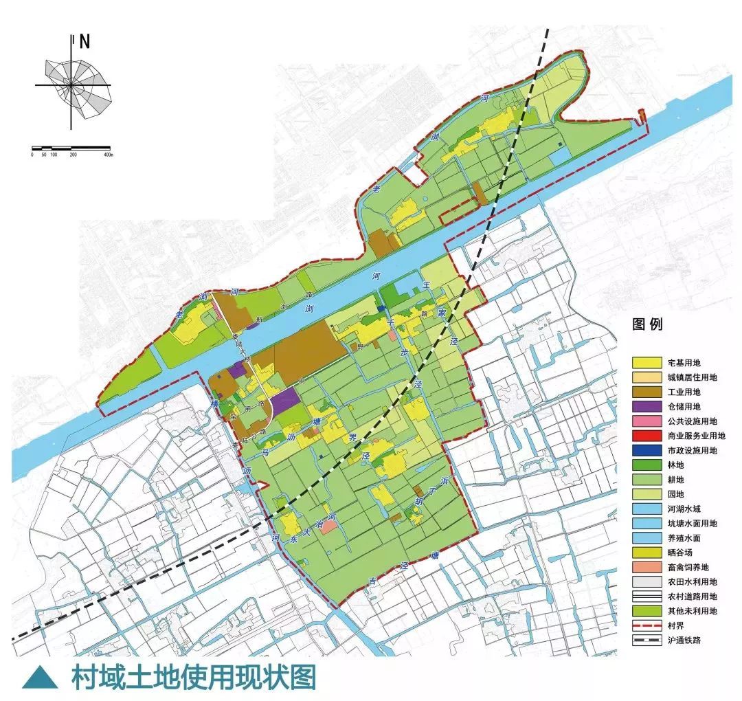 1123官方发布上海市嘉定区工业区陆渡村村庄规划20172035草案公示