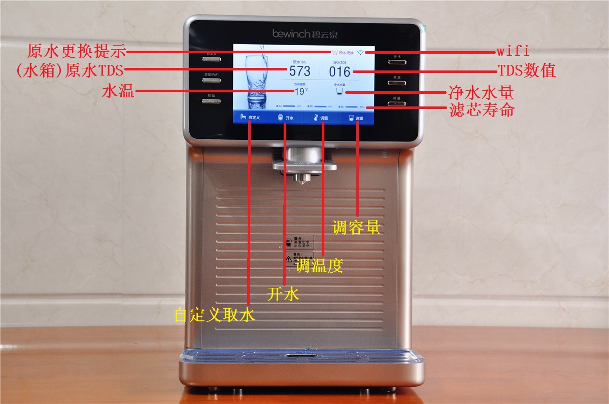 饮水问题不将就bewinch碧云泉rf73直饮净水器尝鲜
