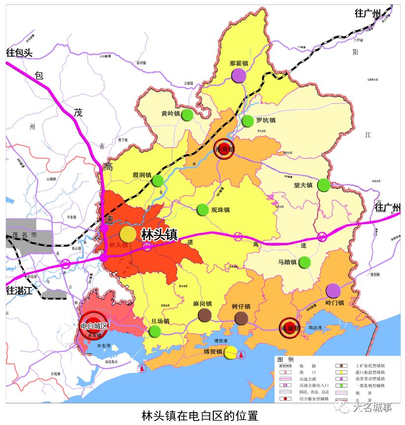 林头镇位于电白区中西部,地处沙琅江冲积平原.