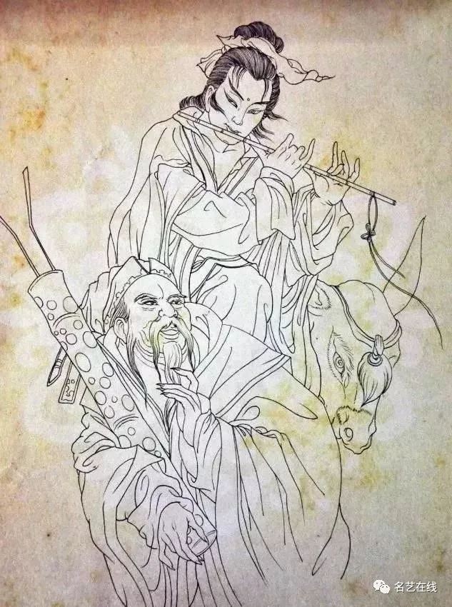 古代人物白描圖譜集錦160幅珍藏版